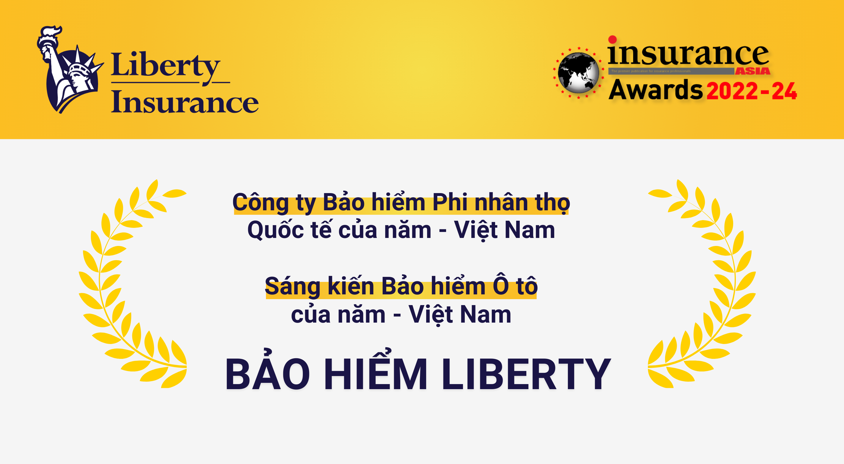 Bảo hiểm Liberty đạt giải Bảo hiểm châu Á 2024